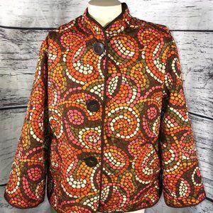 RUBY Rd Lightweight Brown Autumn Colors size 8 100% Polyester Pockets